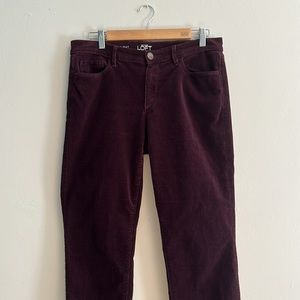 Loft corduroy pants 30/10 modern straight